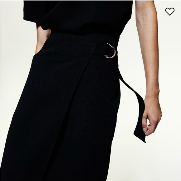 H&M Jersey Wrap Skirt - S - Picture 6 of 7